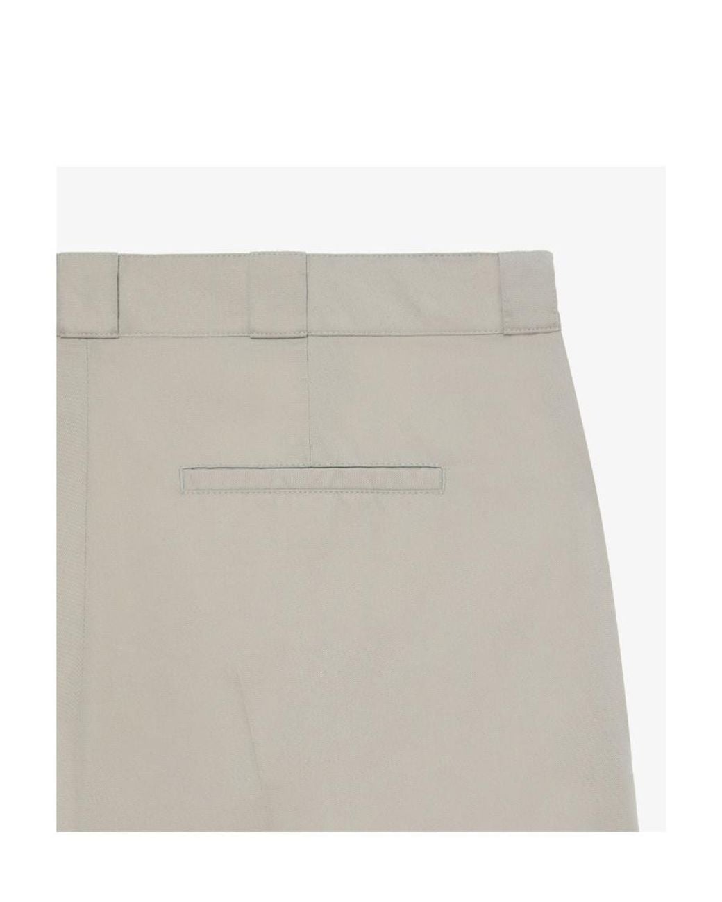 Givenchy White Logo-Patch Trousers for men