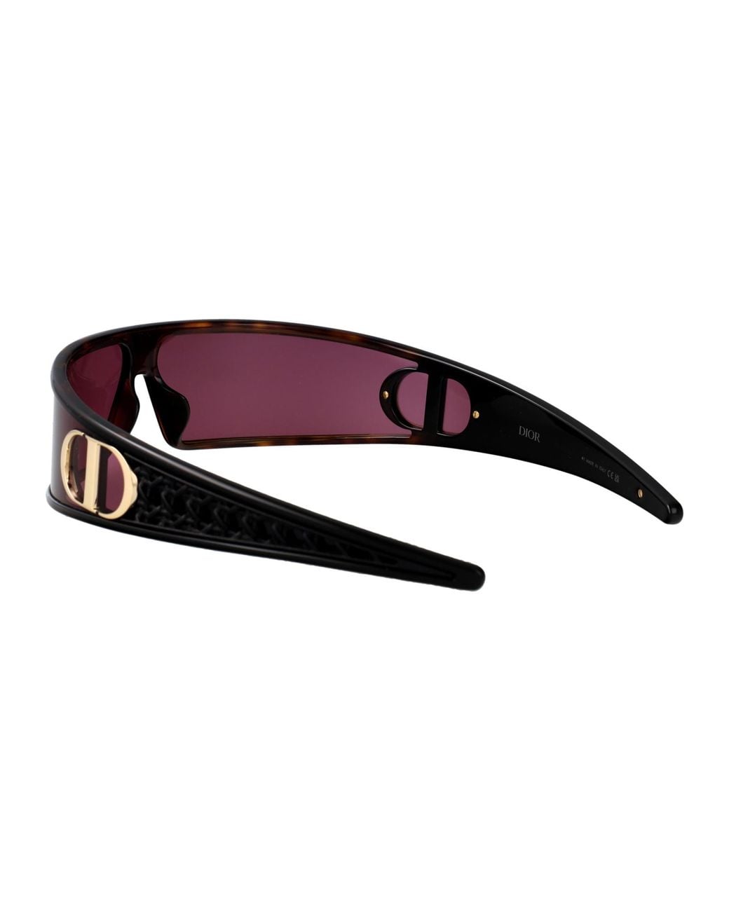 Dior Purple Eyewear Wrap-Around Sunglasses