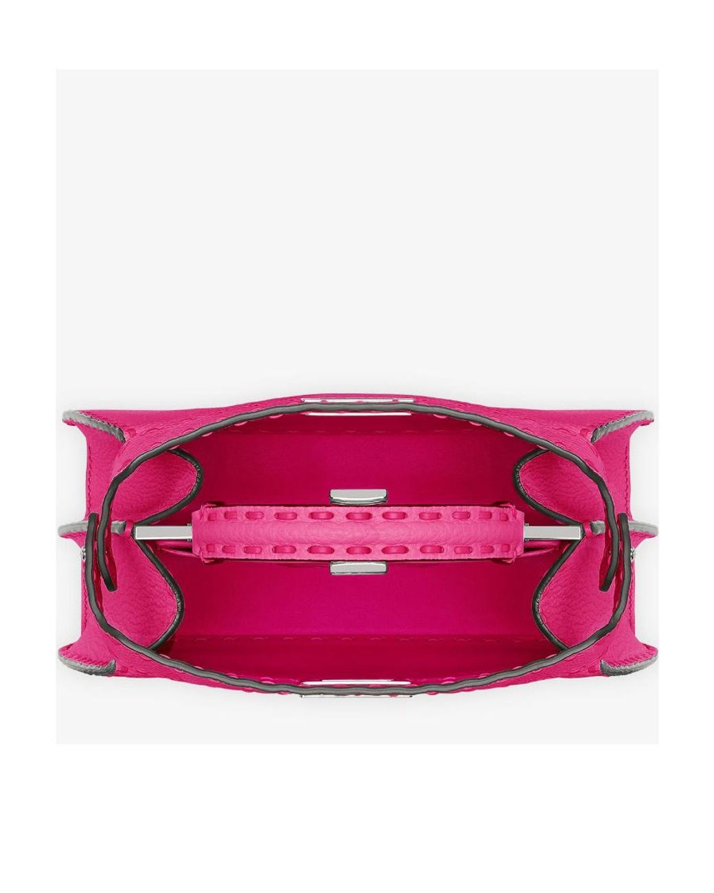 Fendi Pink Peekaboo Iseeu Small Tote Bag