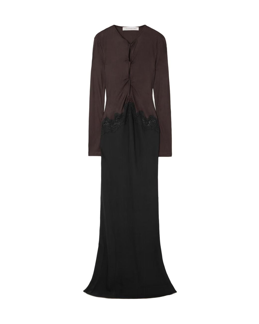 Christopher Esber Black Verner Lace Panel Dress