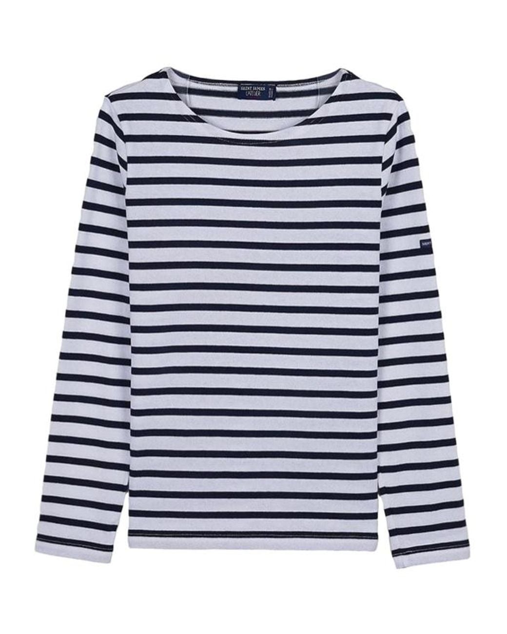 Saint James Blue Striped T-Shirt