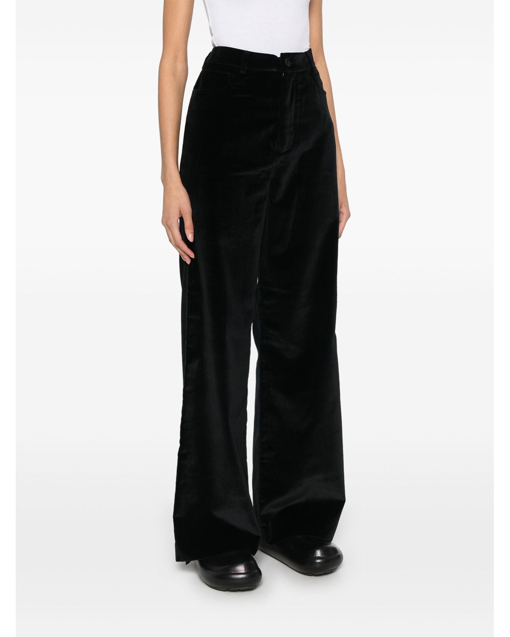 Officine Generale Black Romy Trousers
