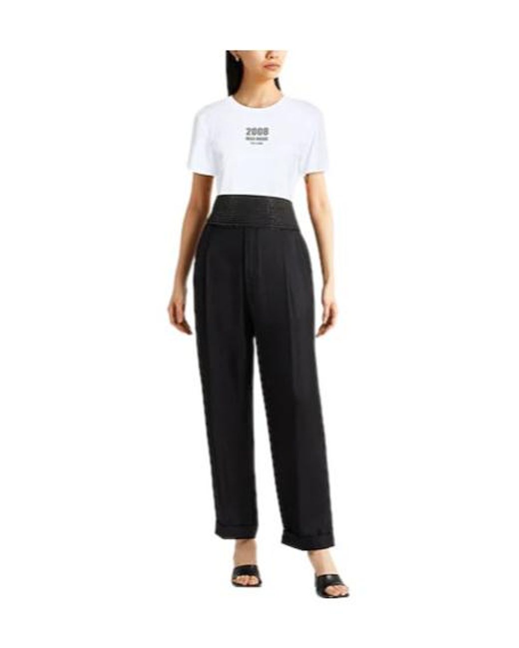 Max Mara White Printed Short-Sleeve T-Shirt