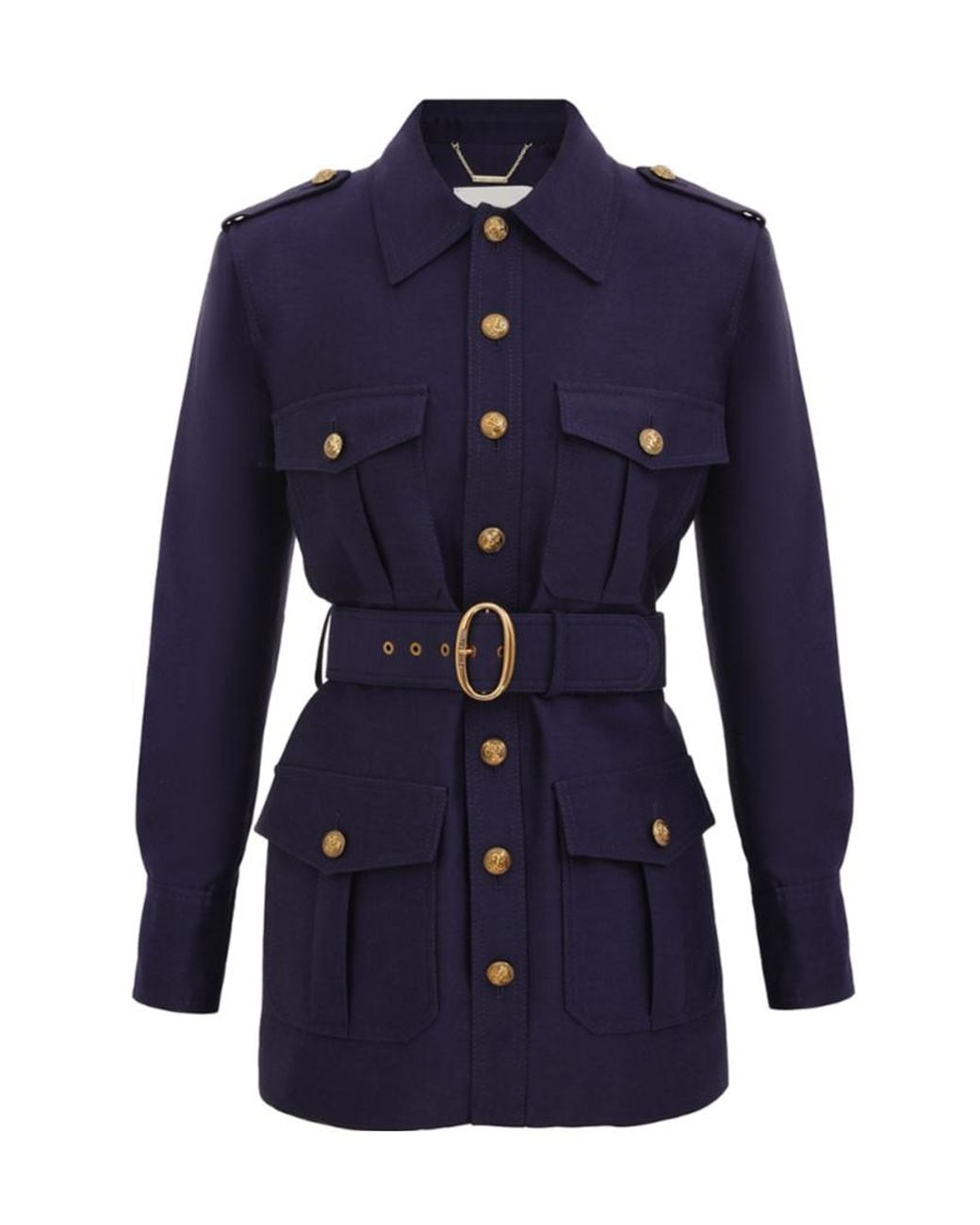 Zimmermann Blue Hypnotic Utility Jacket