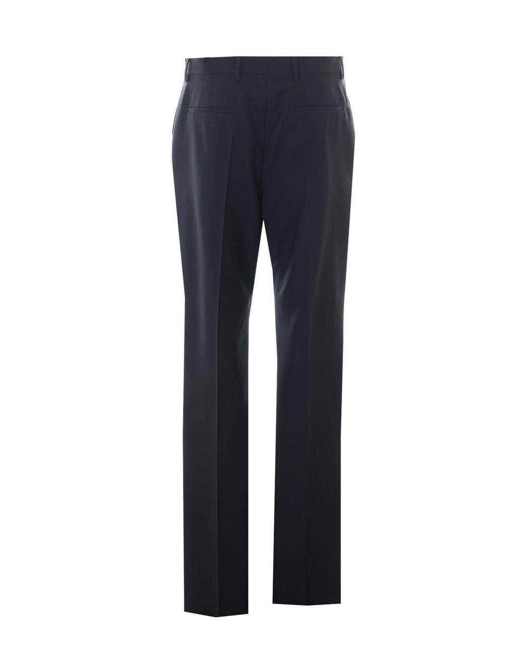 Valentino Blue Pleated Tailored Pants for men