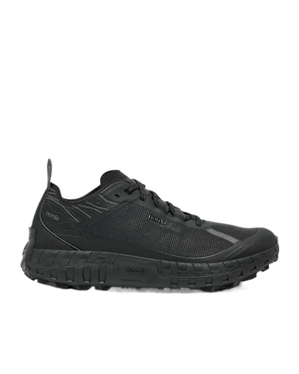 Norda Black Dyneema Trail Running Shoes for men