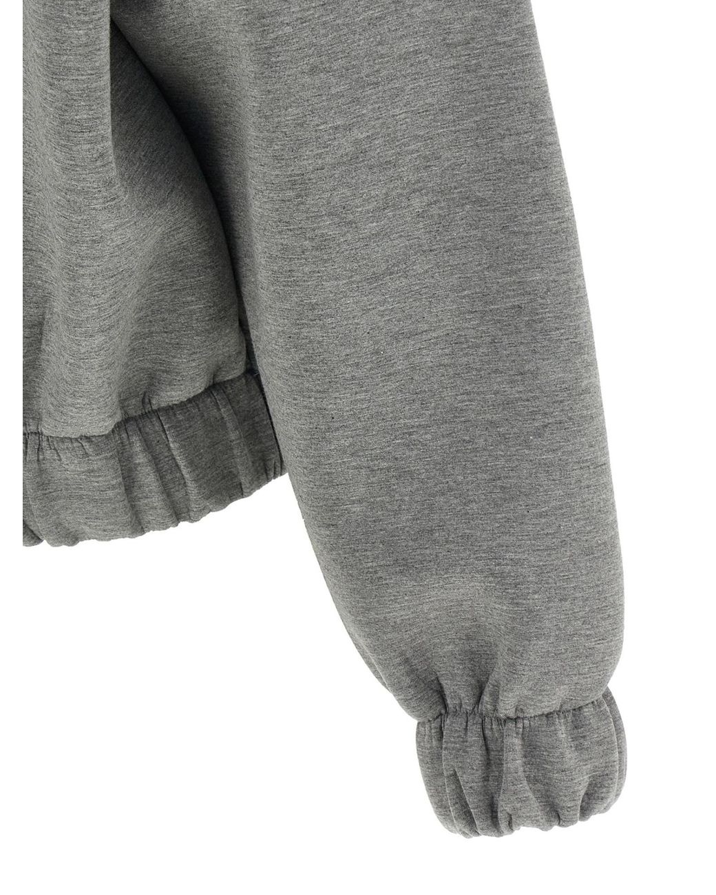 GIUSEPPE DI MORABITO Gray 3D Rose Detail Sweatshirt