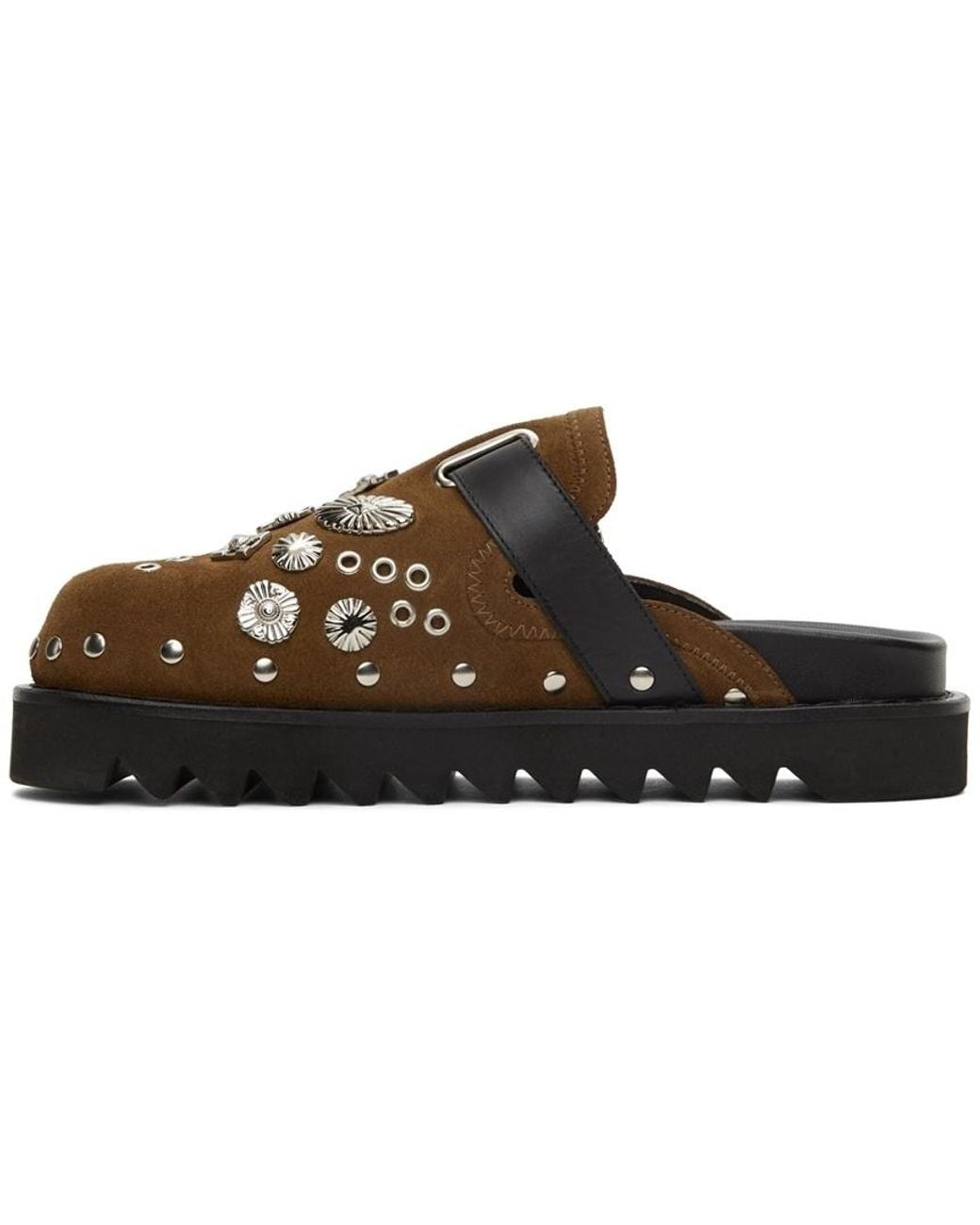 Toga Virilis Brown Tawny Logo Muller Shoes for men