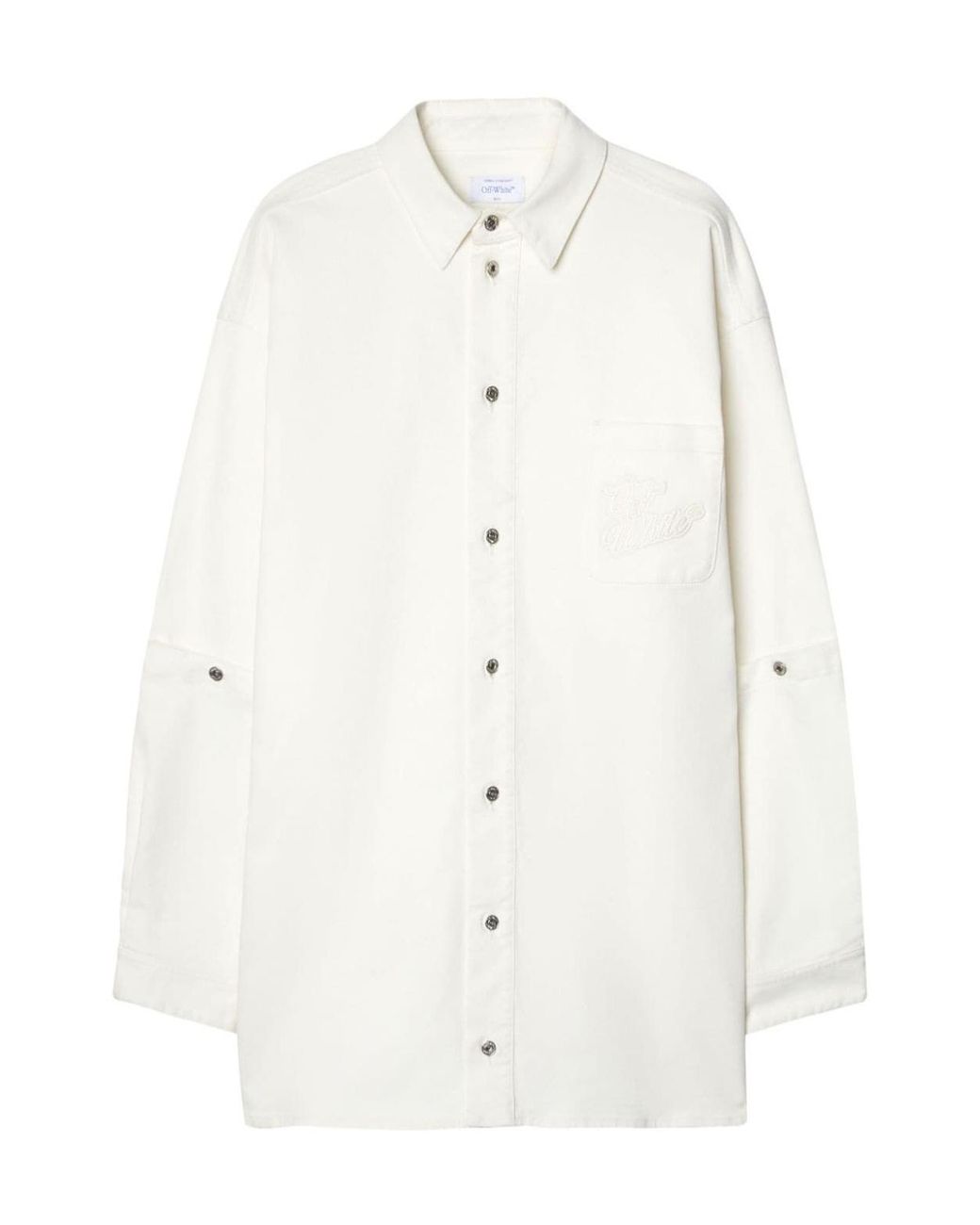 Off-White c/o Virgil Abloh White Denim Shirt for men