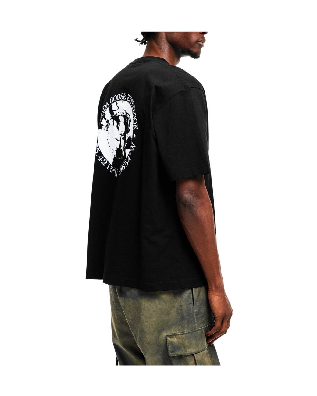 Canada Goose Black Printed T-Shirt for men