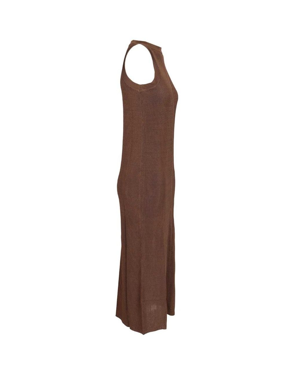Loulou de Saison Brown Pablo Maxi Knitted Dress