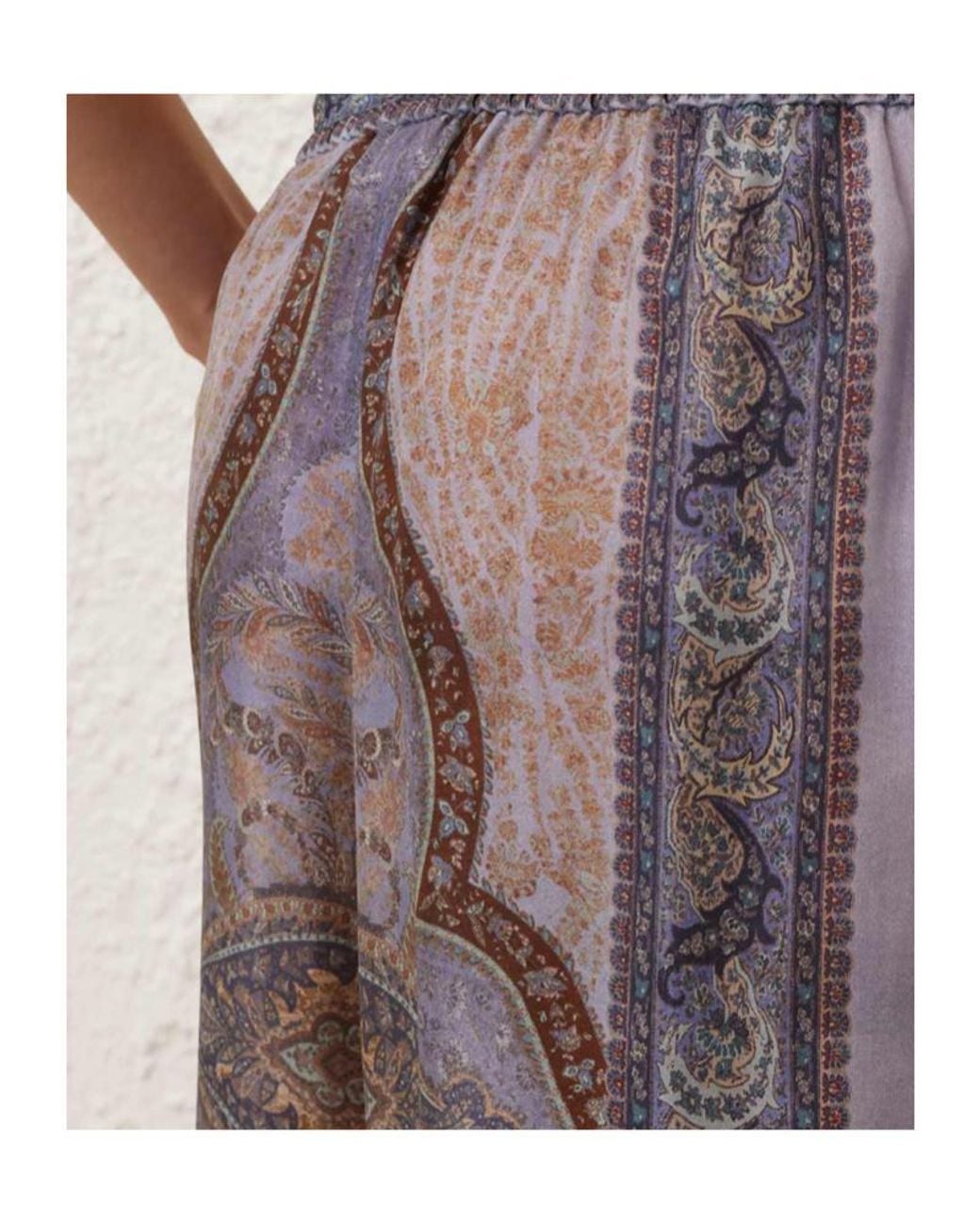 Zimmermann Purple Wide Trousers