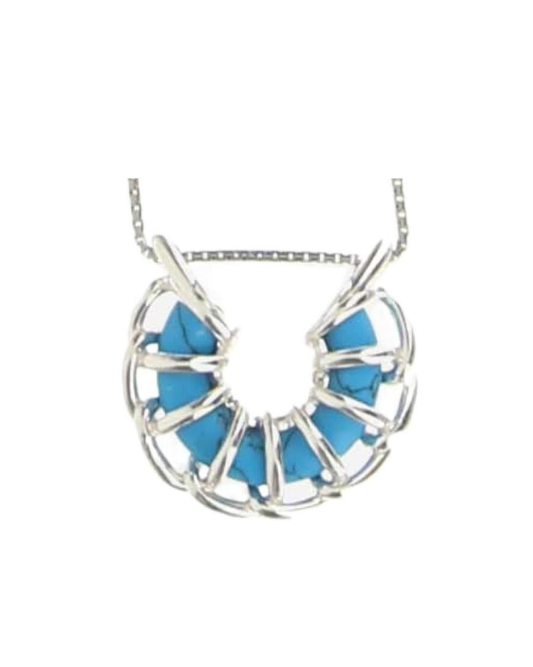 Bottega Veneta White Weave Necklace