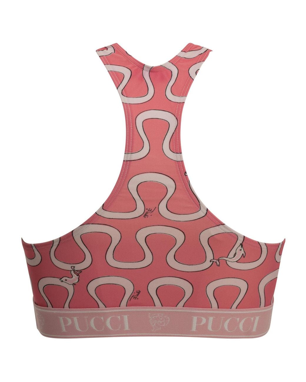 Emilio Pucci Pink Sports Top