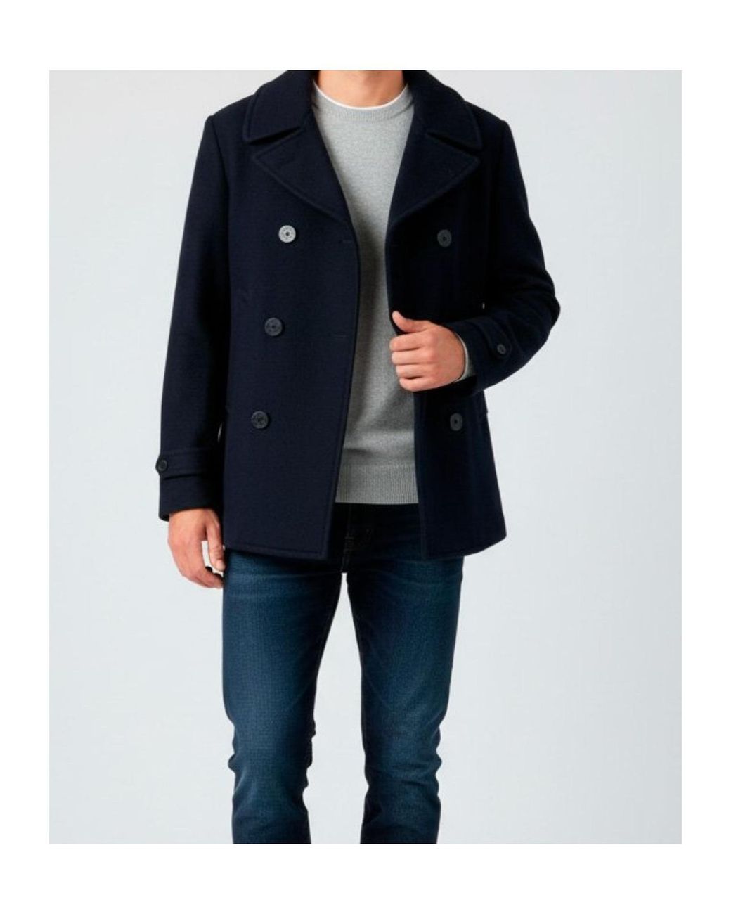 Polo Ralph Lauren Blue Double-Breasted Coat for men