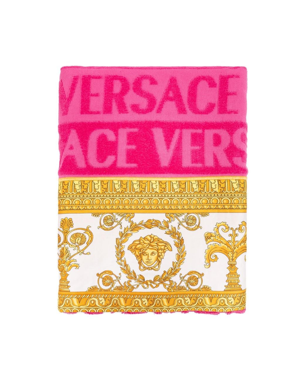 Versace Pink Logo Towel Five-Piece Set for men
