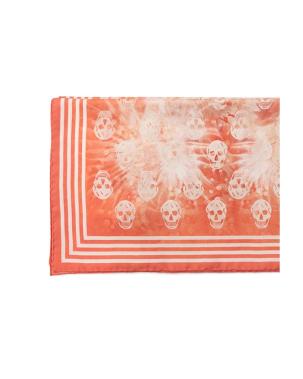 McQueen Pink Skull-Pattern Scarf