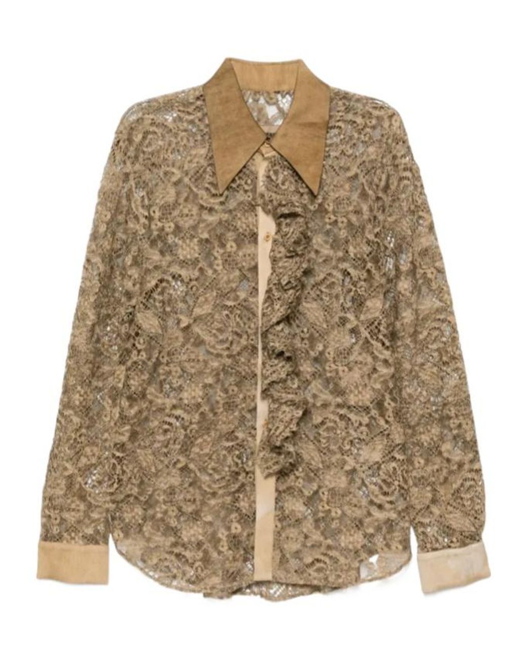 Uma Wang Natural Long Sleeve Shirt