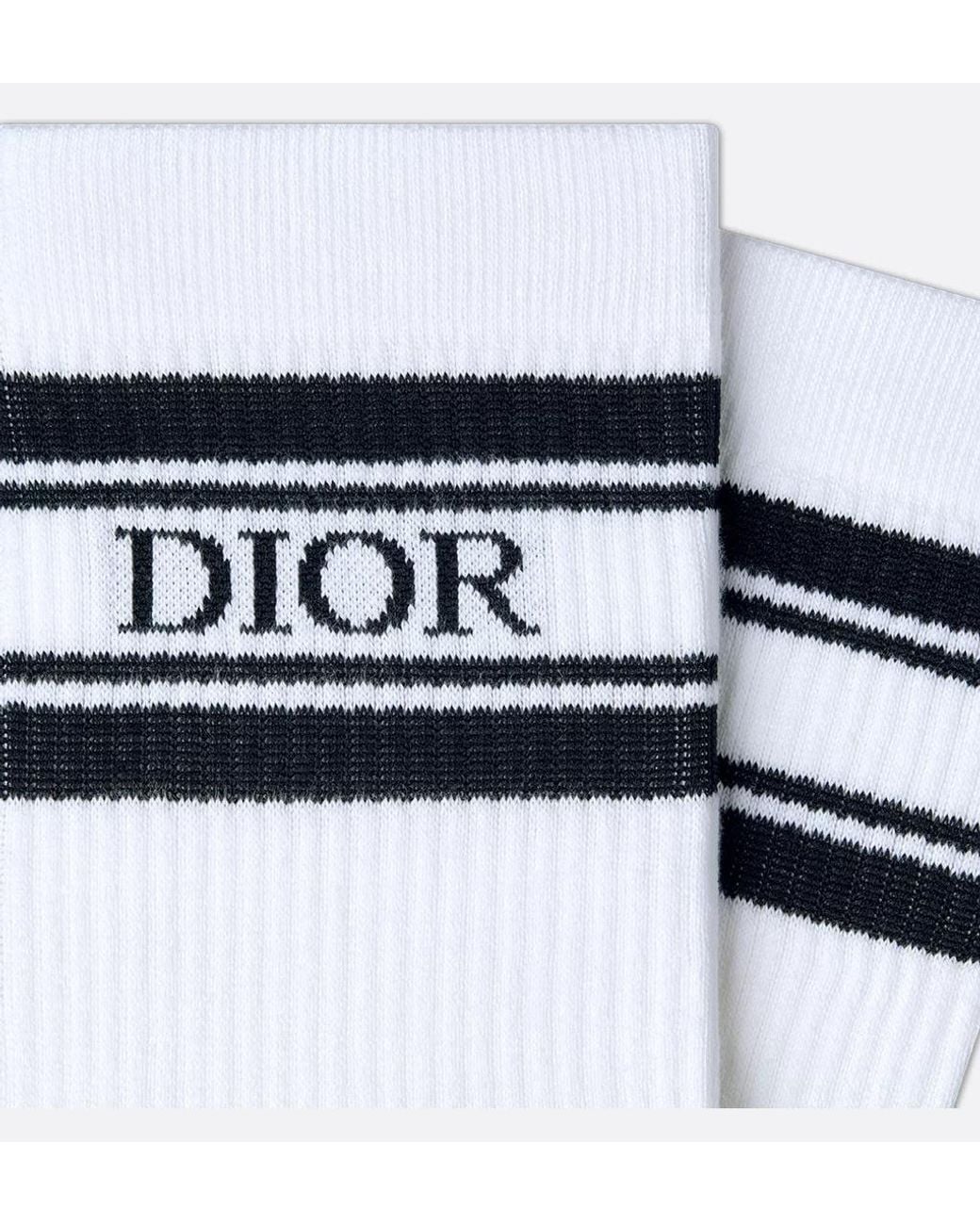 Dior White Socks for men