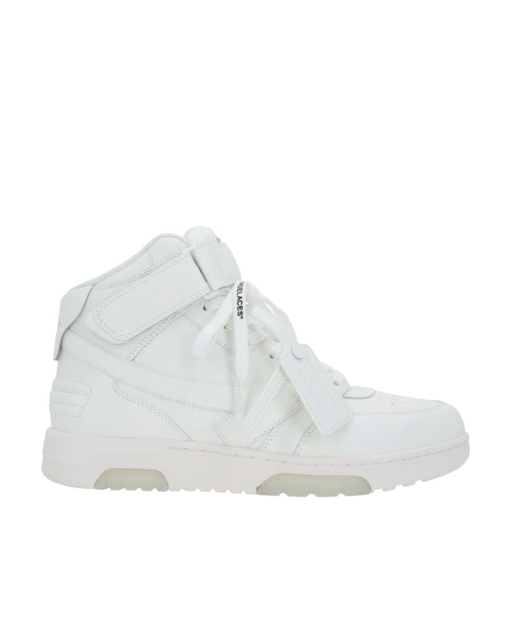 Off-White c/o Virgil Abloh White Out Of Office High-Top Sneakers for men