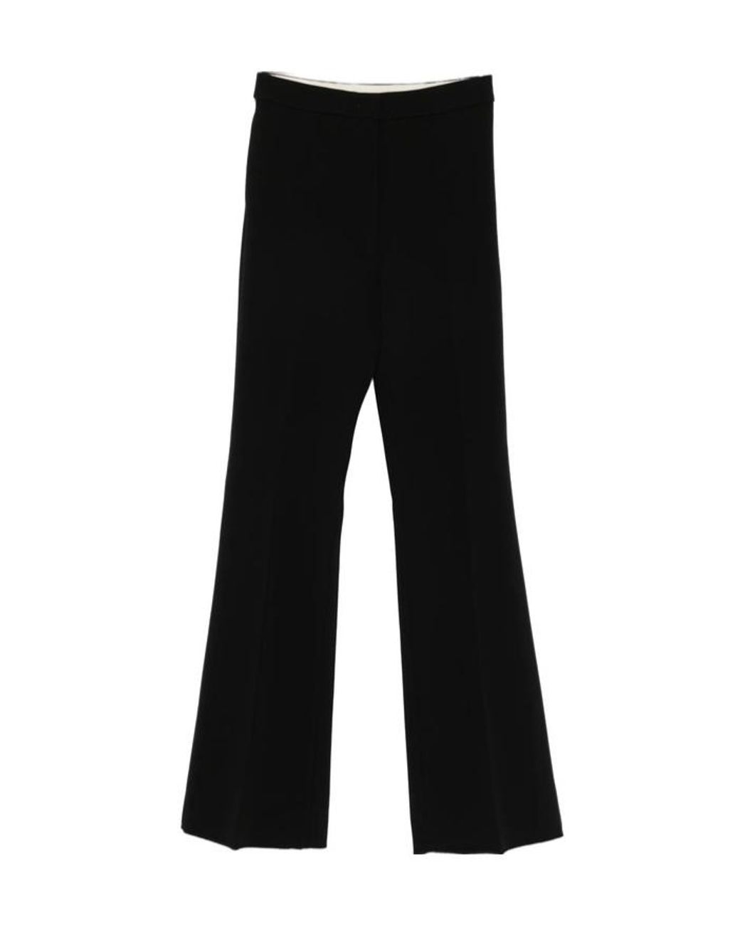 Max Mara Black Elastic Waist Casual Pants