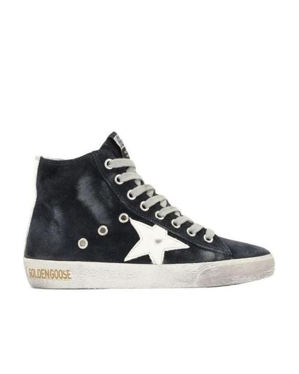 Golden Goose Deluxe Brand Black Francy High-Top Sneakers