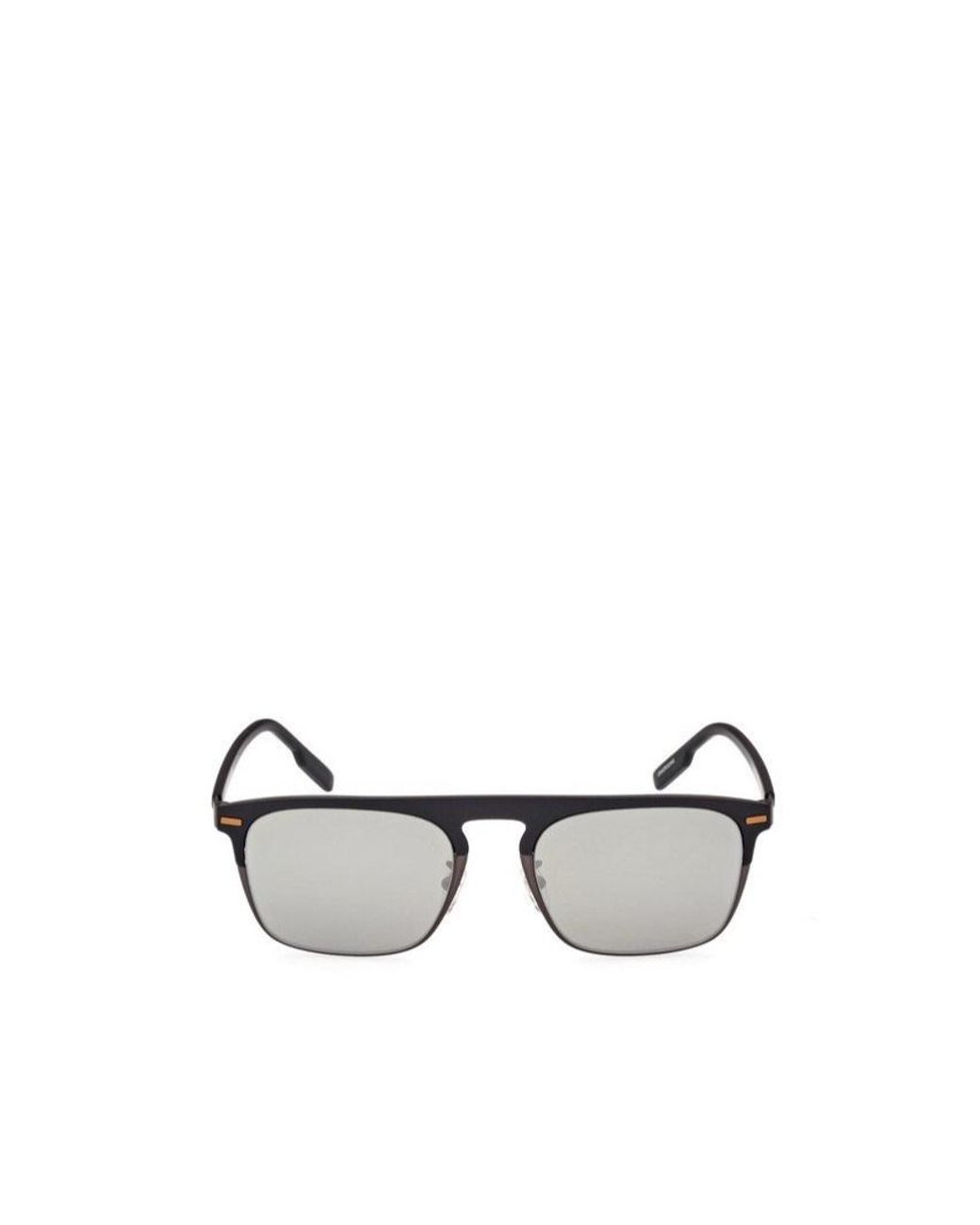 Zegna Metallic Full Frame Sunglasses for men