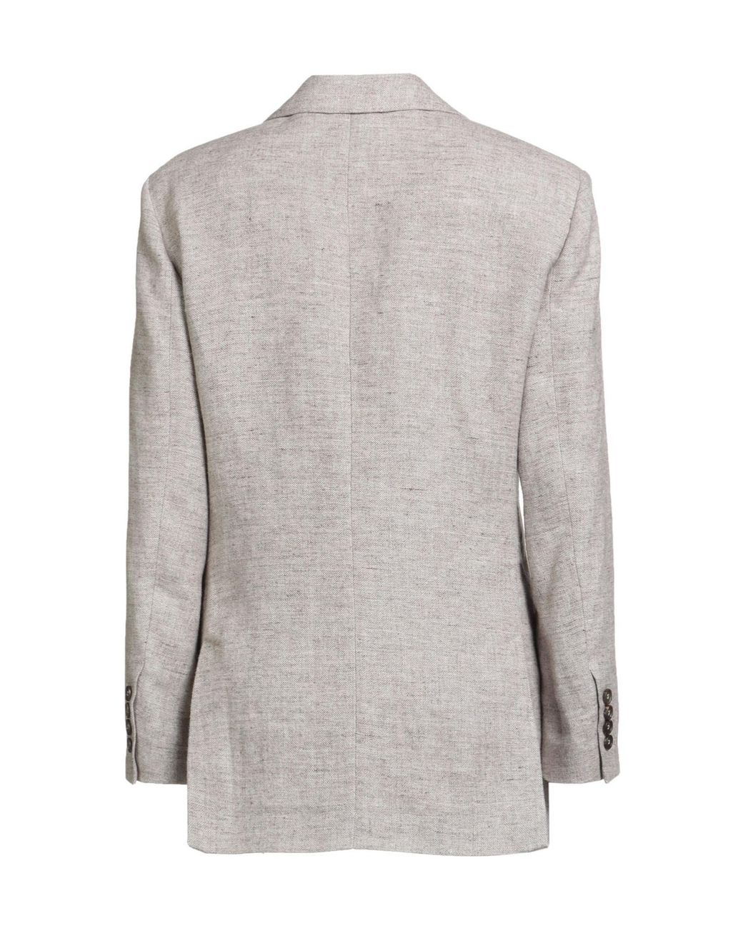 Brunello Cucinelli Gray Linen Blazer