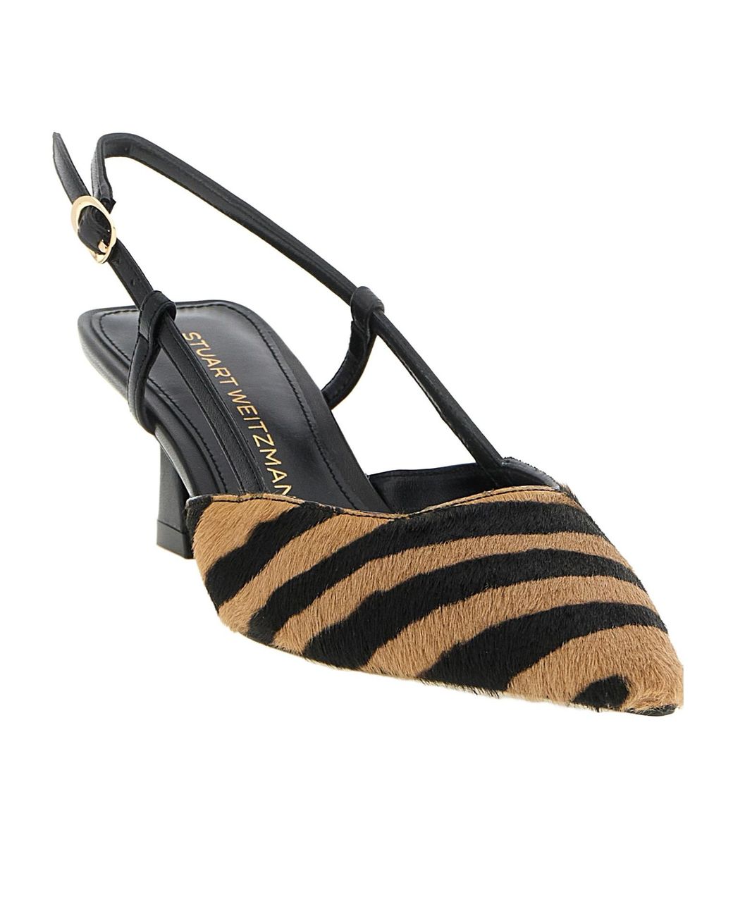 Stuart Weitzman Brown Pointed-Toe High Heels