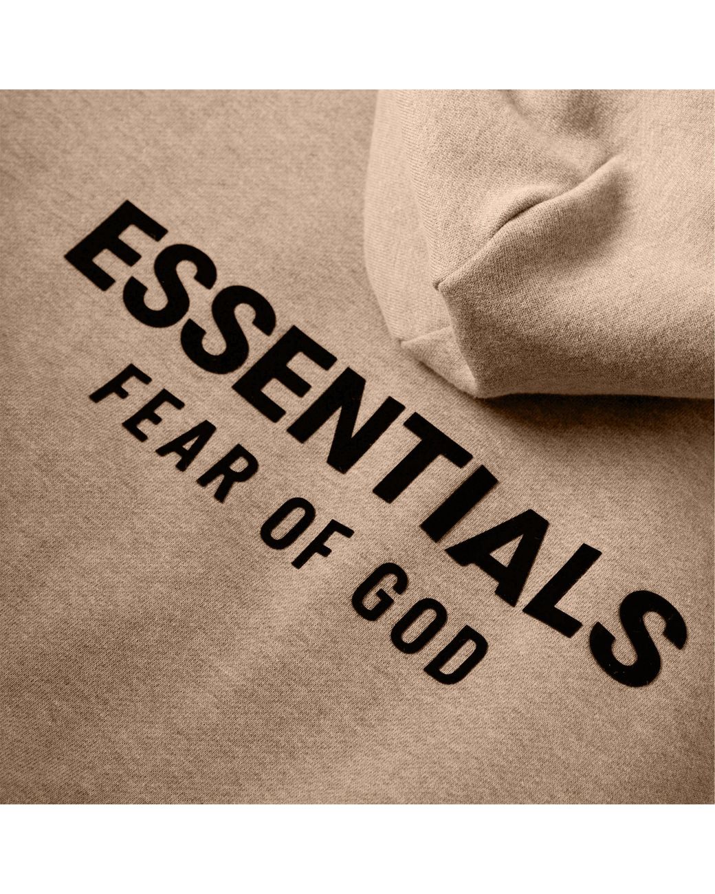 Fear Of God Natural Logo Hoodie