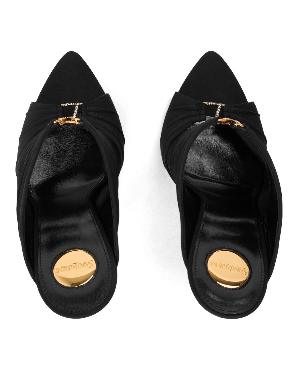 Saint Laurent Black Stiletto Court Shoes