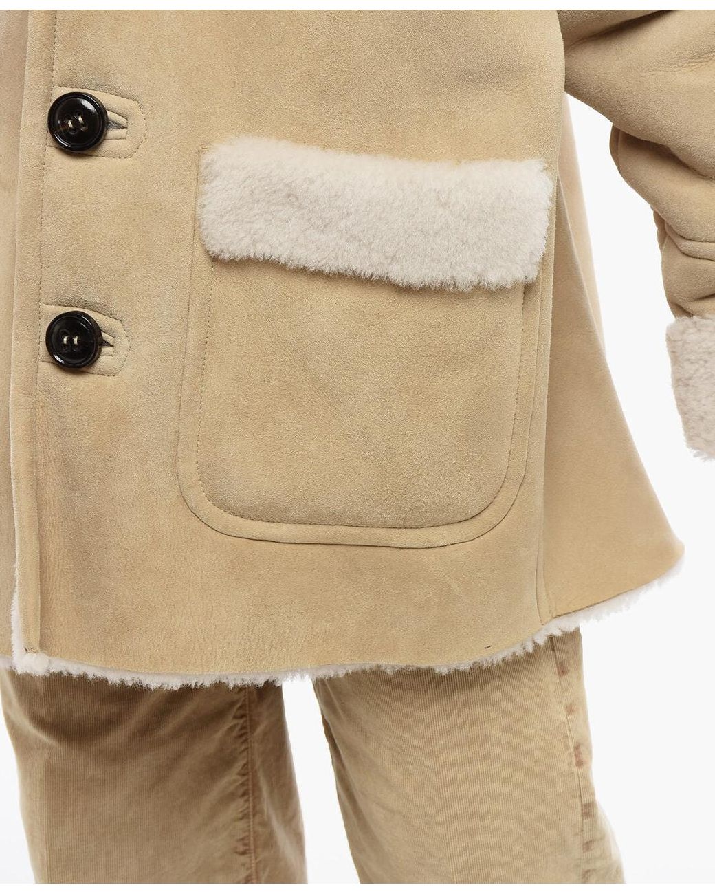 DSquared² Natural Patch-Pocket Coat