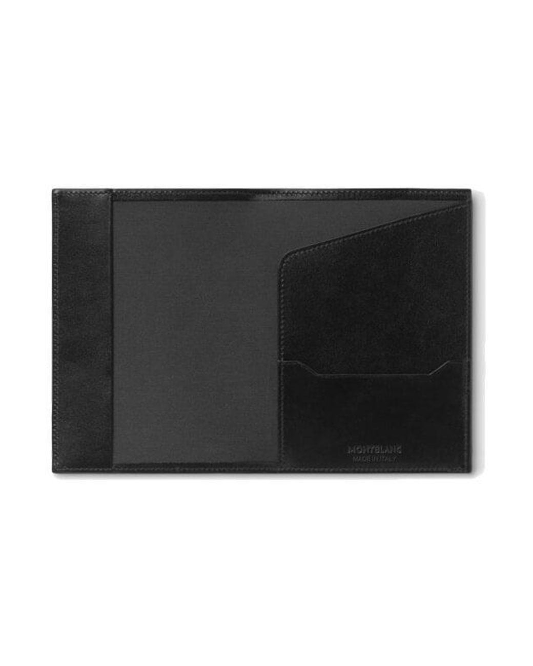 Montblanc Black Rectangular Card Holder for men