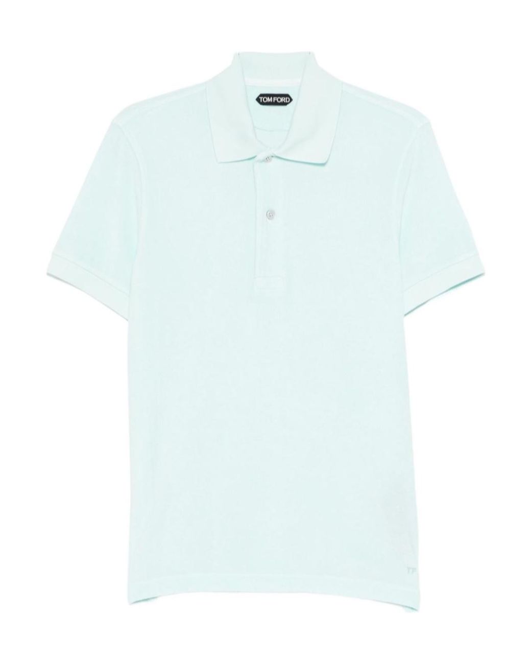 Tom Ford Blue Short Sleeved Towelling Polo Shirt for men