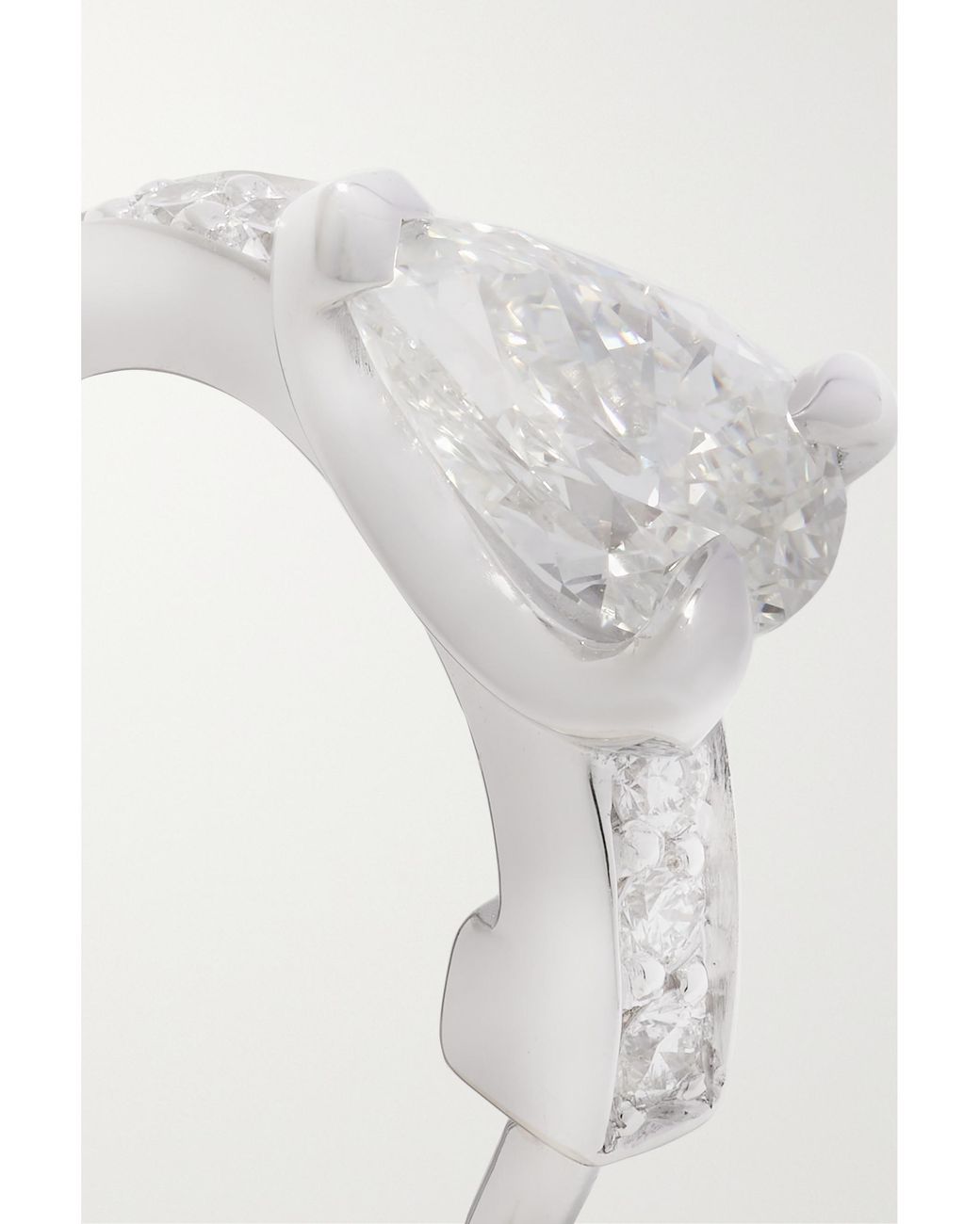 Repossi Metallic Harvest 18-Karat Diamond Single Earring