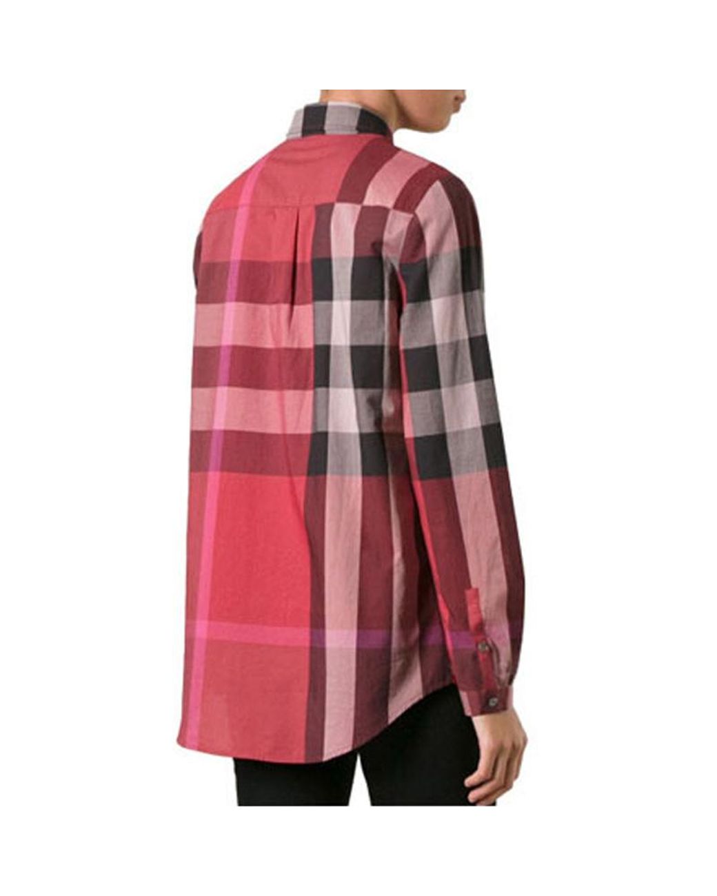 Burberry Red Plaid Shirt