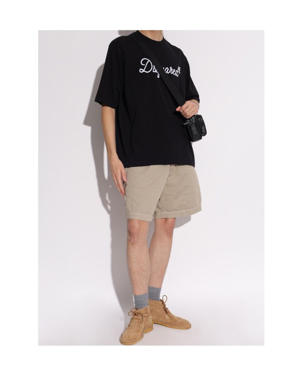 DSquared² Natural Utility Kawaii Shorts for men