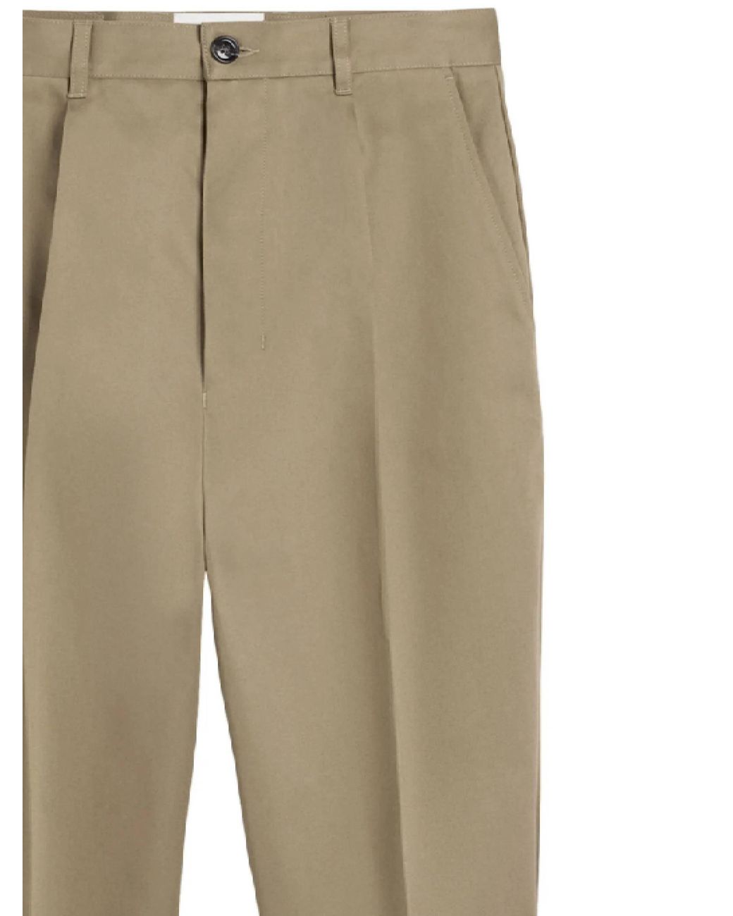 AMI Green Ami Oversized Carrot Trousers for men