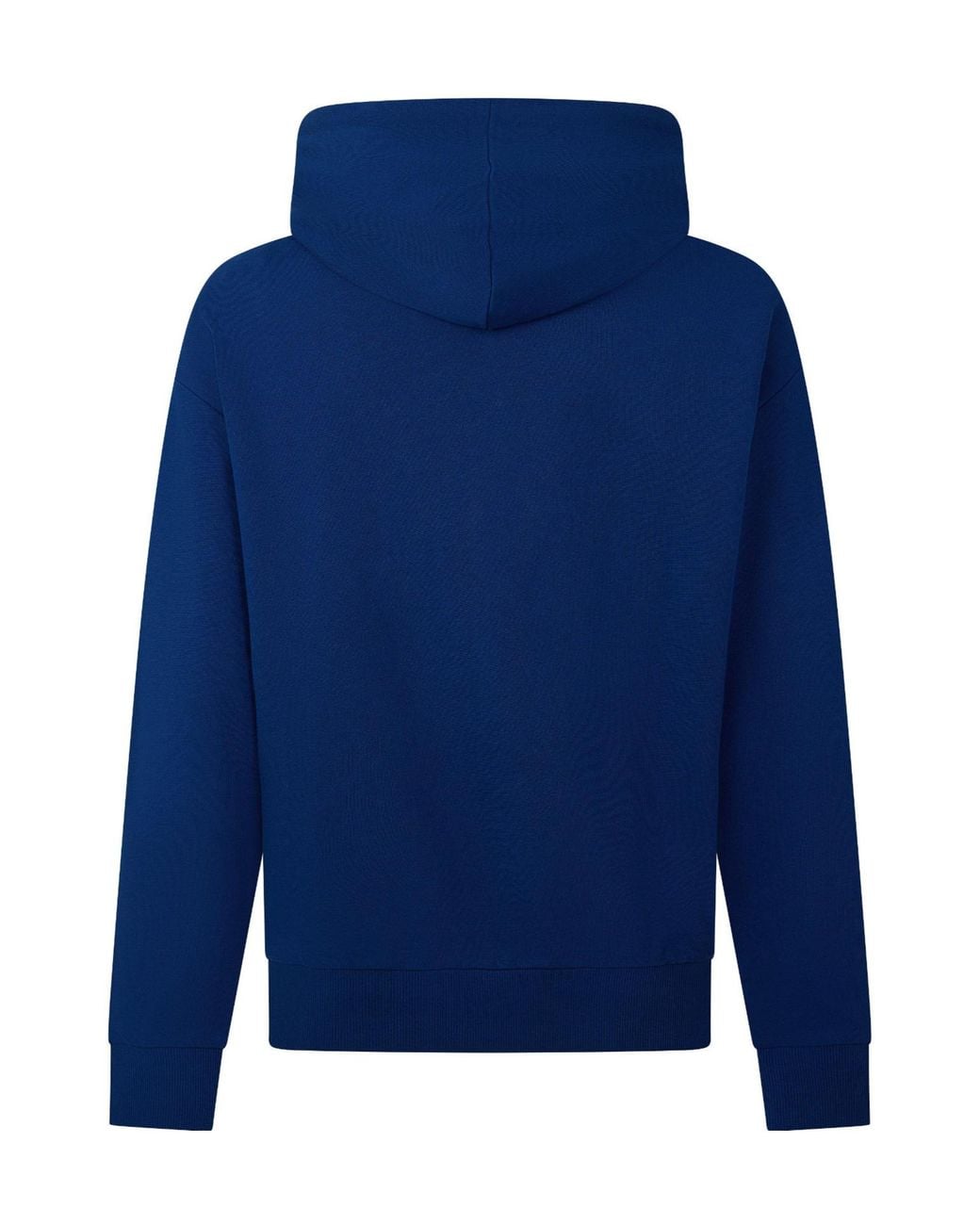 Boss Blue Hooded Sweatshirt for men