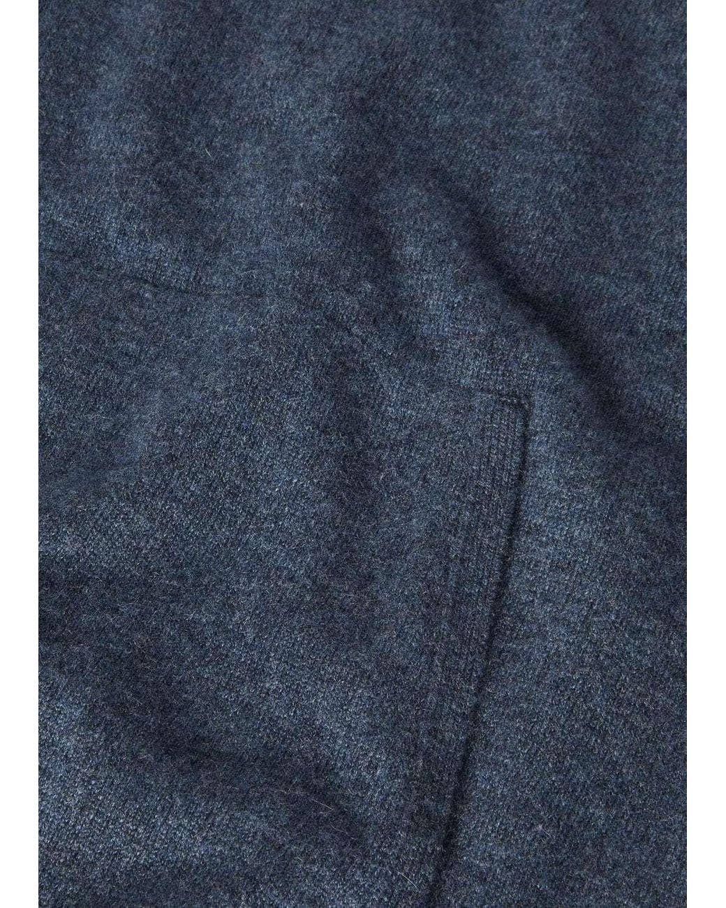 Loro Piana Blue Duo Hooded Bomber Knit