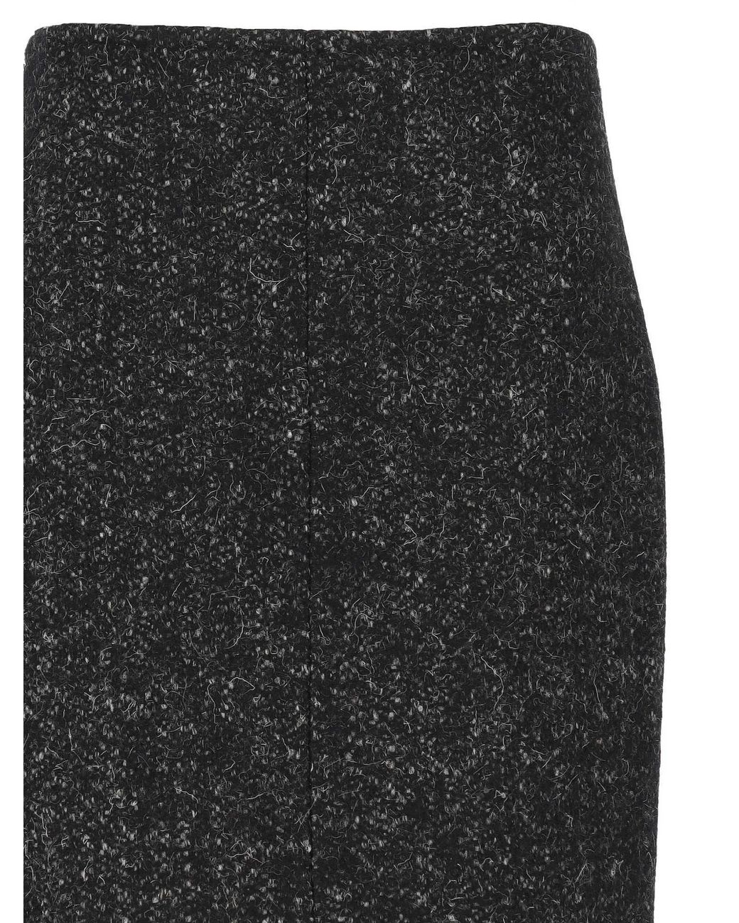 The Row Blue 'Malva' Skirt With Rear Concealed Zip Closure And Rear S