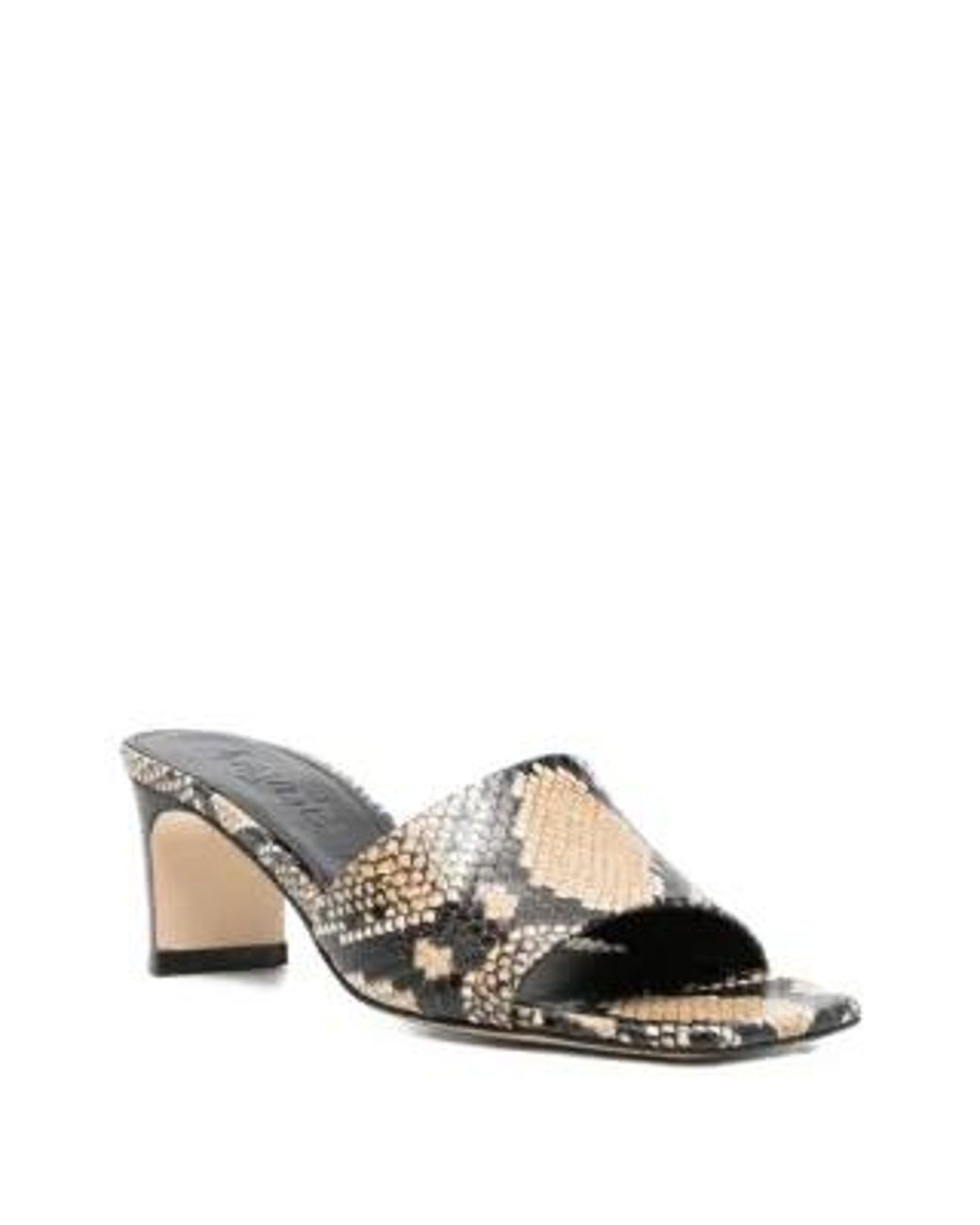 Aeyde Multicolor Jessie Snakeskin-Print Sandals