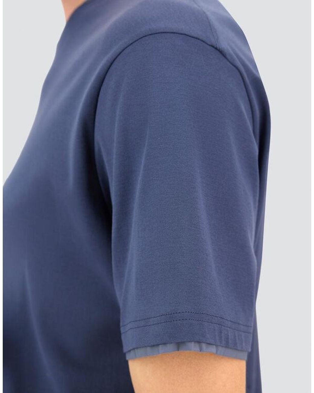 Herno Blue Logo T-Shirt for men