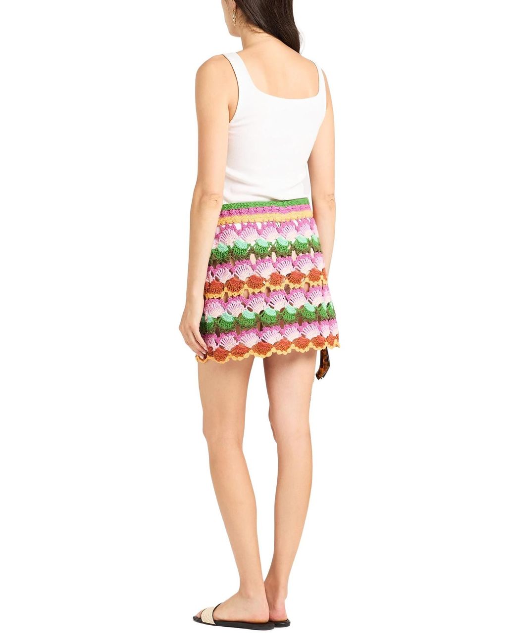 Farm Rio Pink Mini Skirt