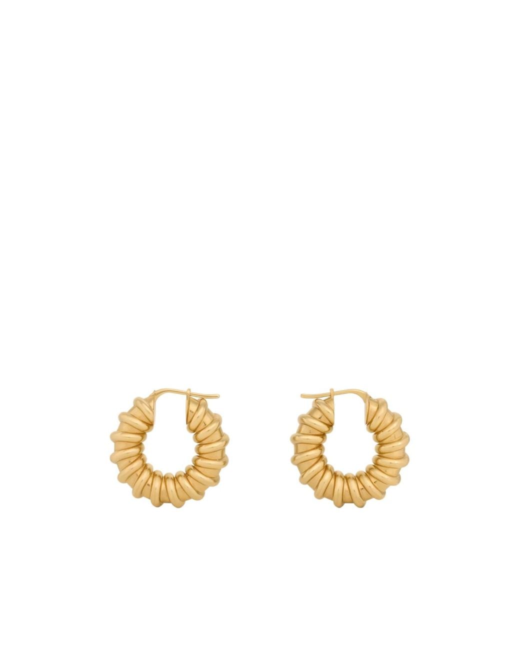 Céline Metallic Défilé Torsade Hoops