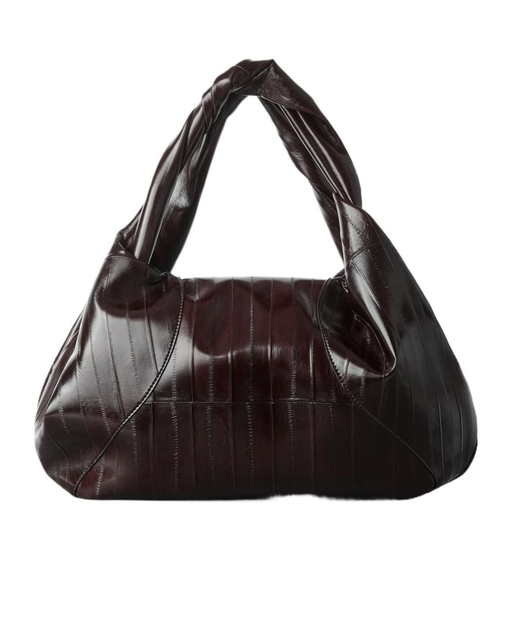 Fendi Brown Inlaid Hagfish Leather Bag