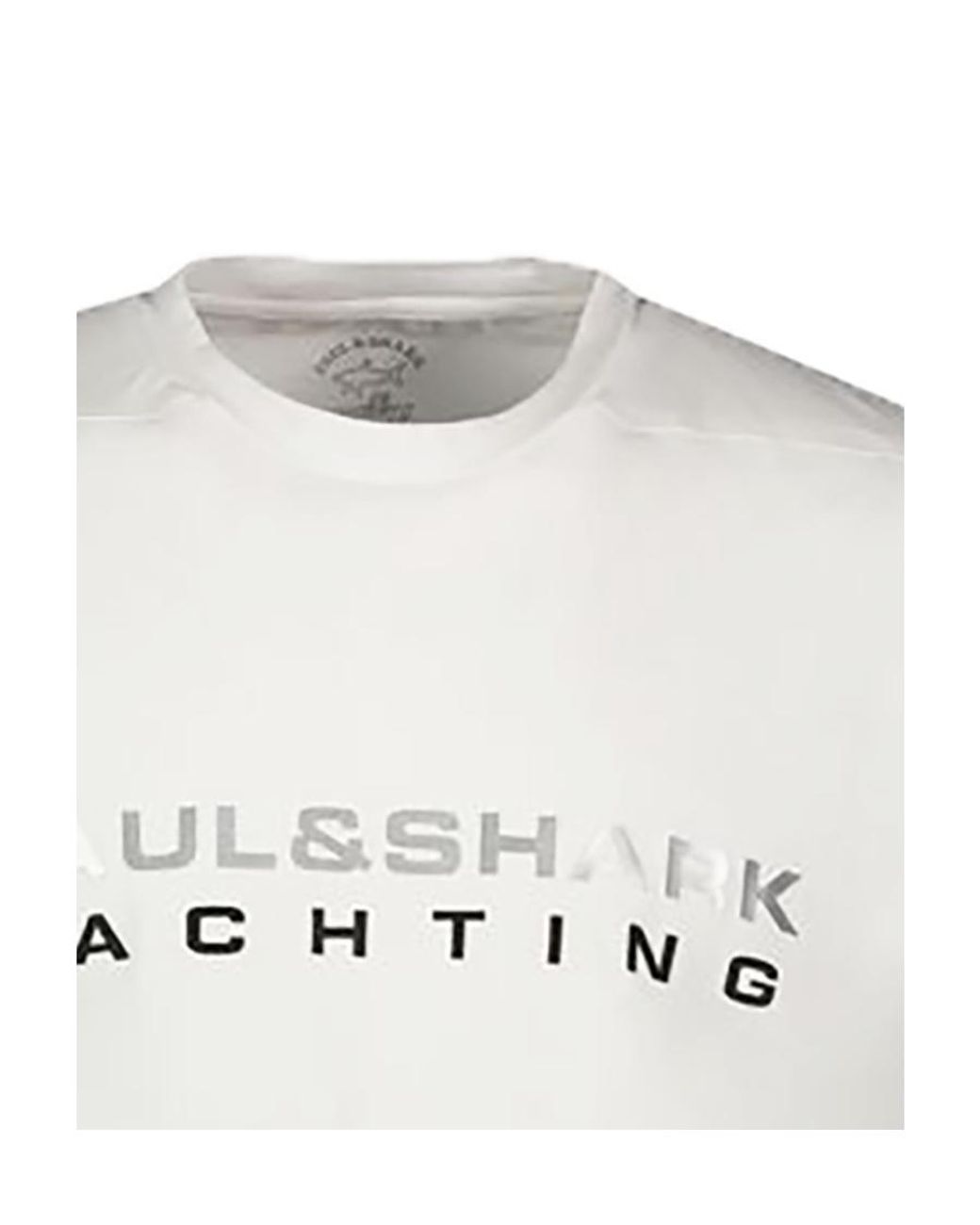 Paul & Shark White Item O-Neck Short-Sleeved T-Shirt for men
