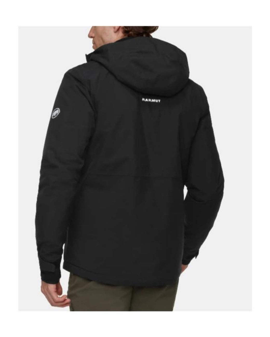 Mammut Black Linard Hs Thermo Hooded Jacket for men