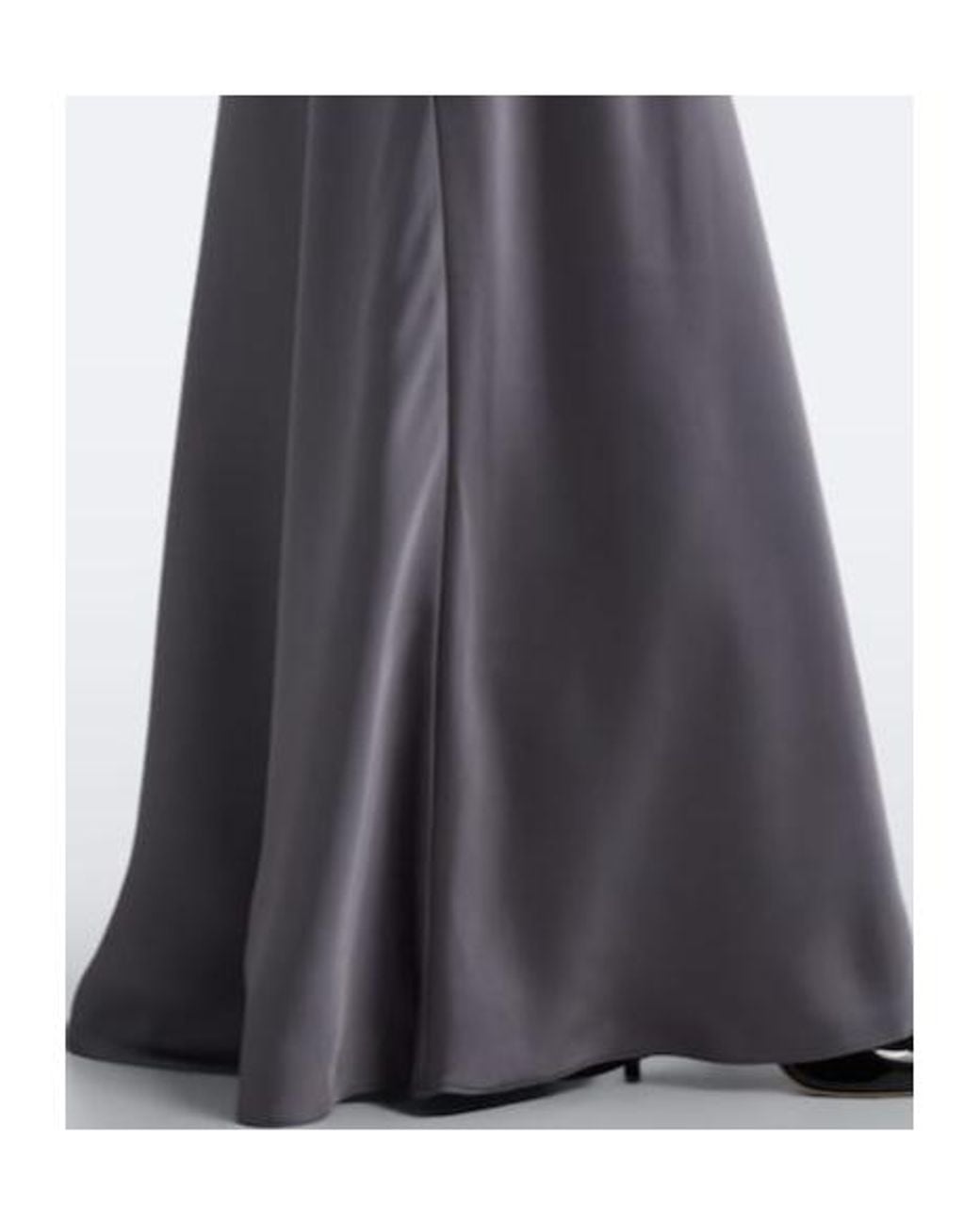 Christopher Esber Gray Lace-Trimmed Sequined Paneled Gown