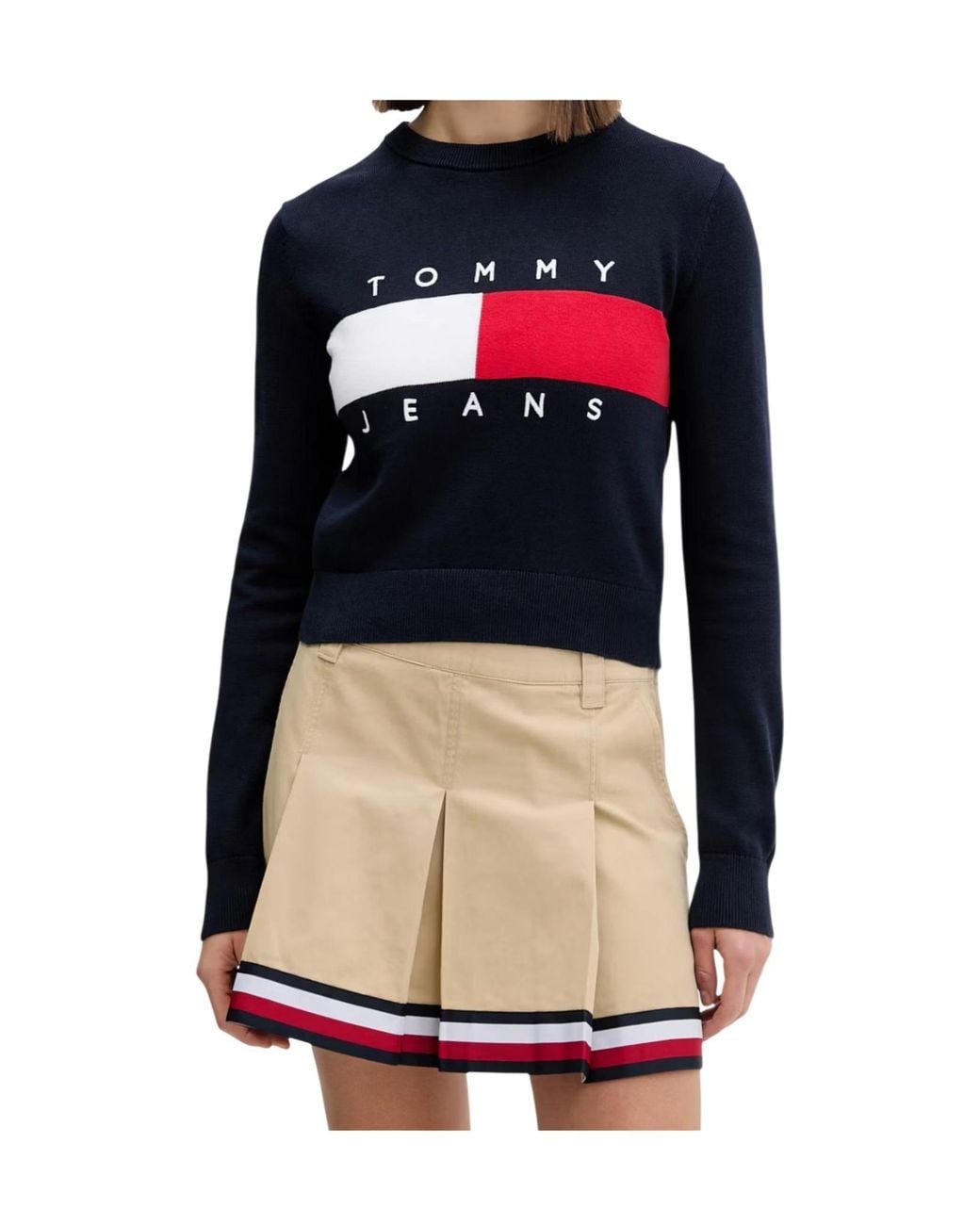 Tommy Hilfiger Black Crew Neck Knitwear